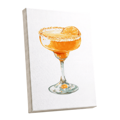 Citrus Hour – stretched canvas option