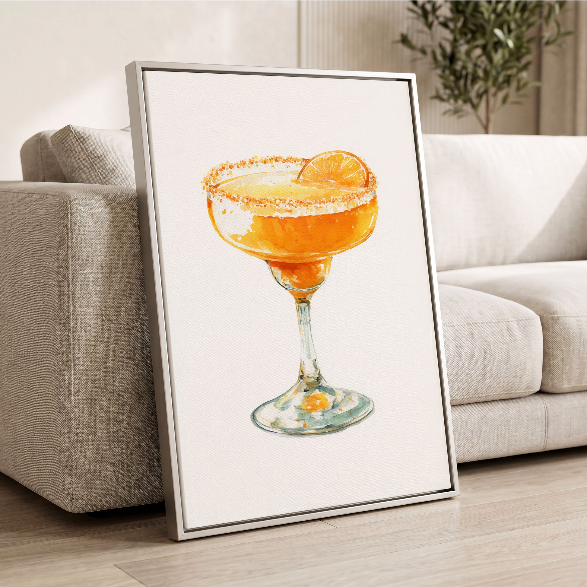 Citrus Hour – wall art displayed in a styled interior, gallery view 2