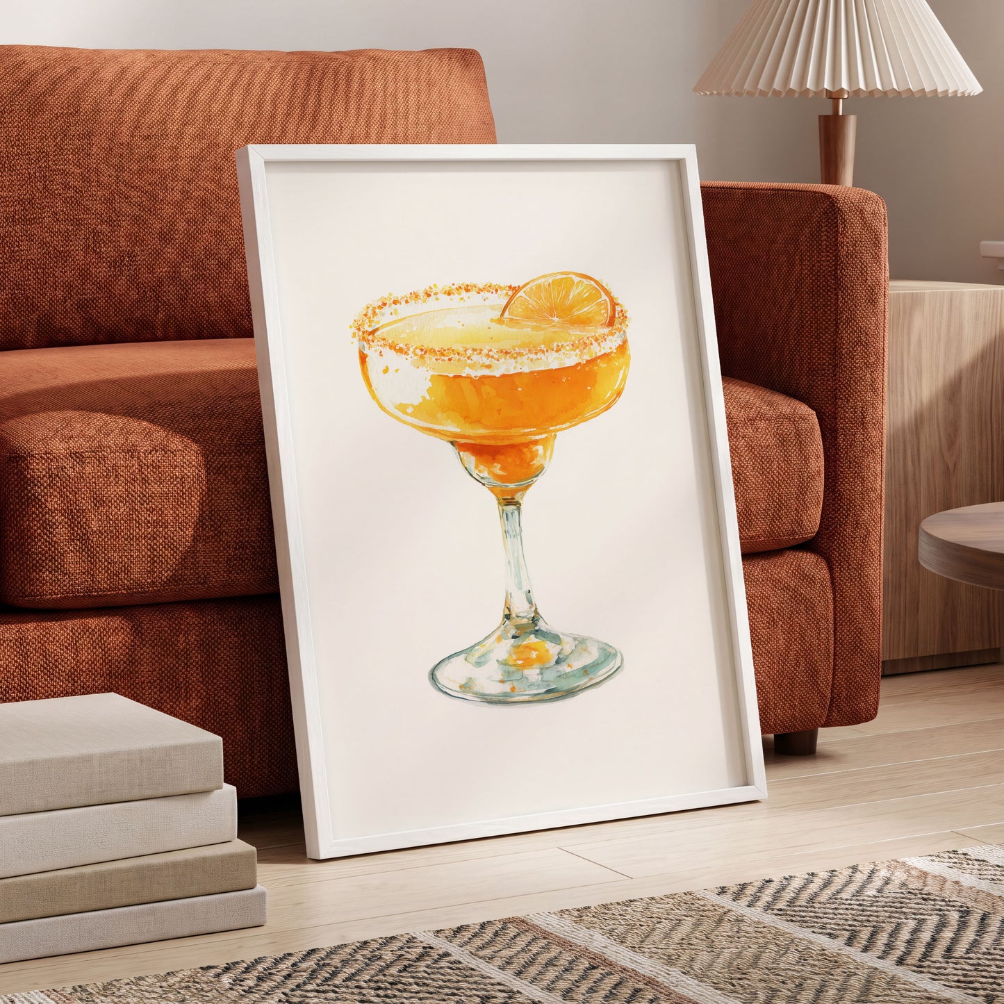 Citrus Hour – wall art displayed in a styled interior, gallery view 6