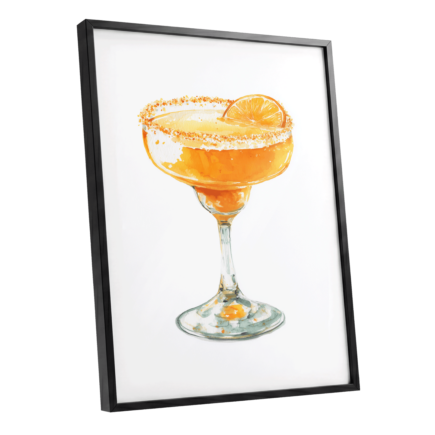 Citrus Hour – black framed poster option