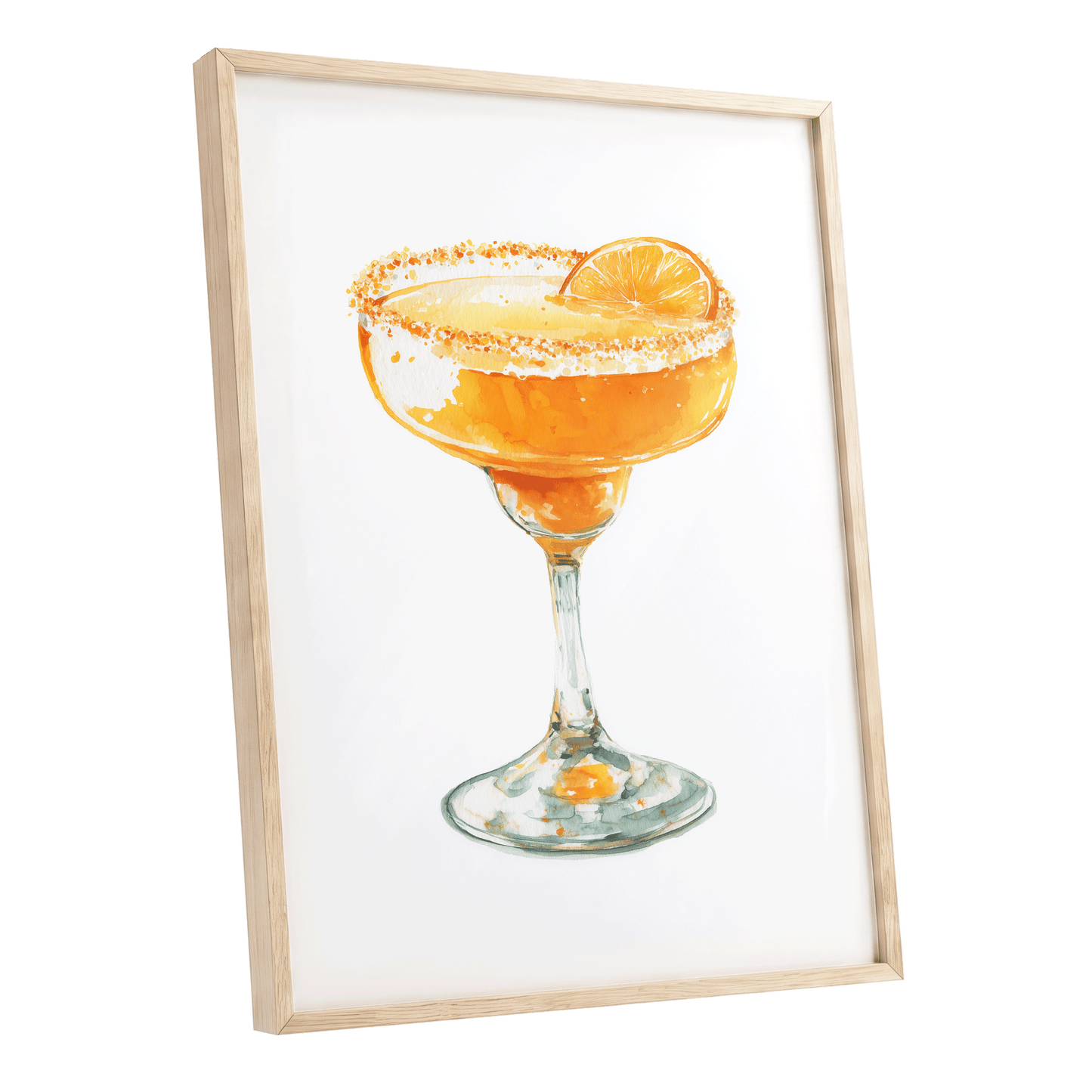 Citrus Hour – oak framed poster option