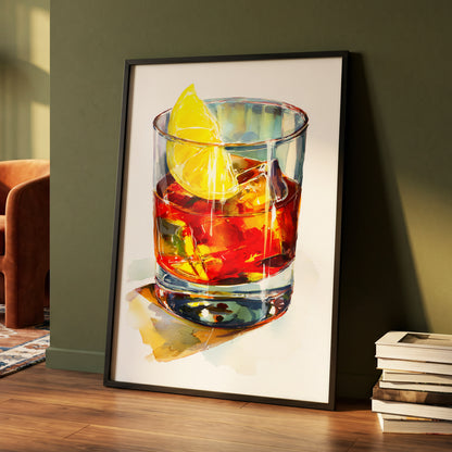 Citrus on the Rocks – wall art displayed in a styled interior, gallery view 4