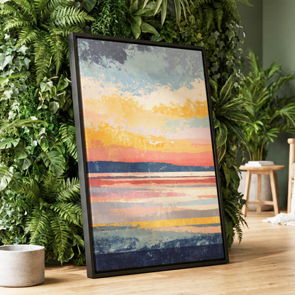 Coastal Colour Fields – wall art displayed in a styled interior, gallery view 1