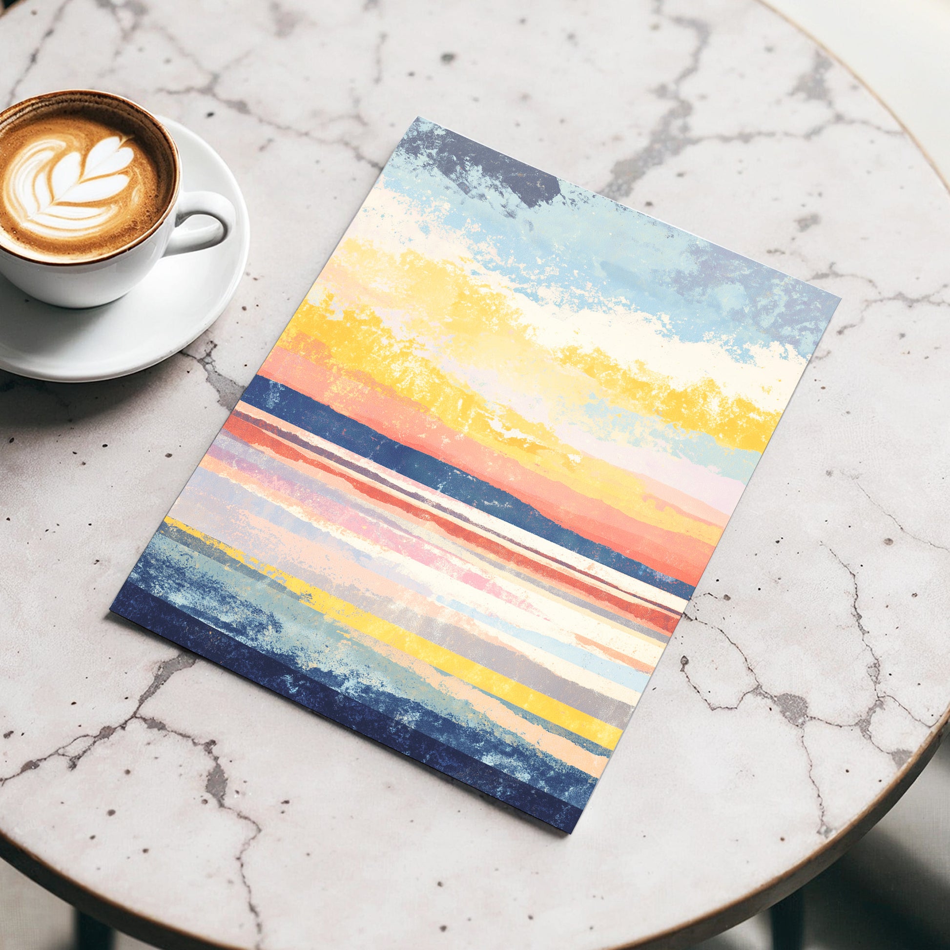 Coastal Colour Fields – wall art displayed in a styled interior, gallery view 3