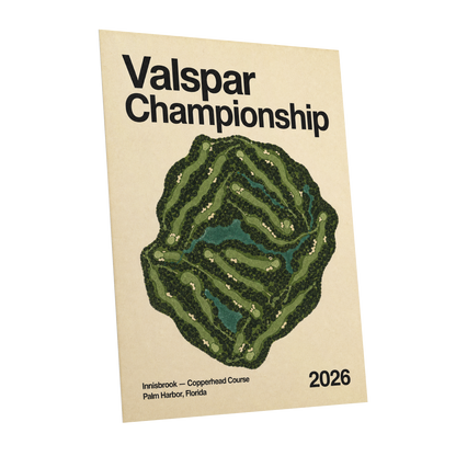 Copperhead Championship, green, beige, black nature wall art shown as a unframed poster wall art print