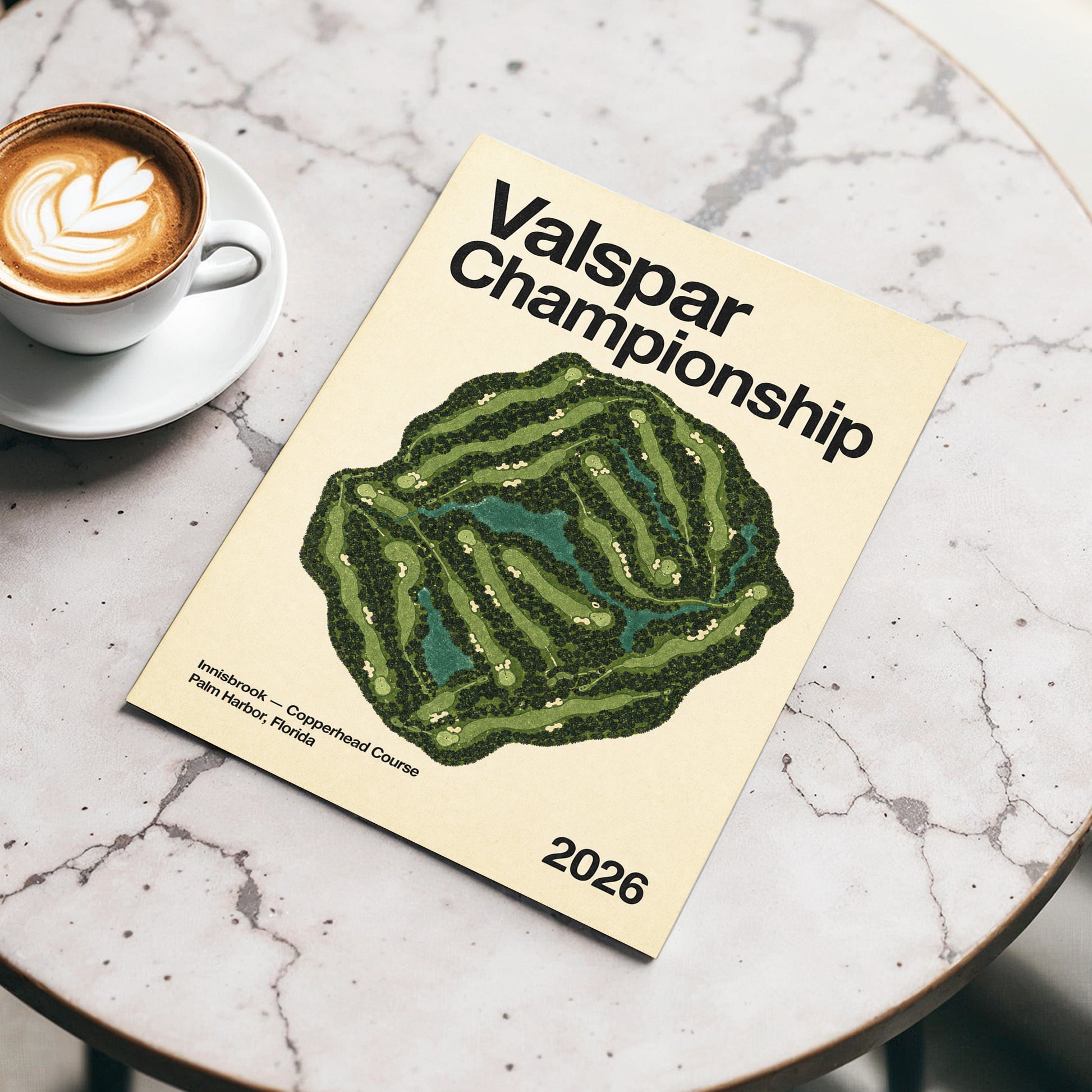 Copperhead Championship, green, beige, black nature wall art displayed in a styled interior, gallery view 3