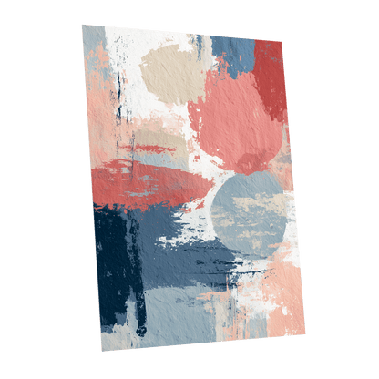 Coral Blue Interlude – unframed poster option