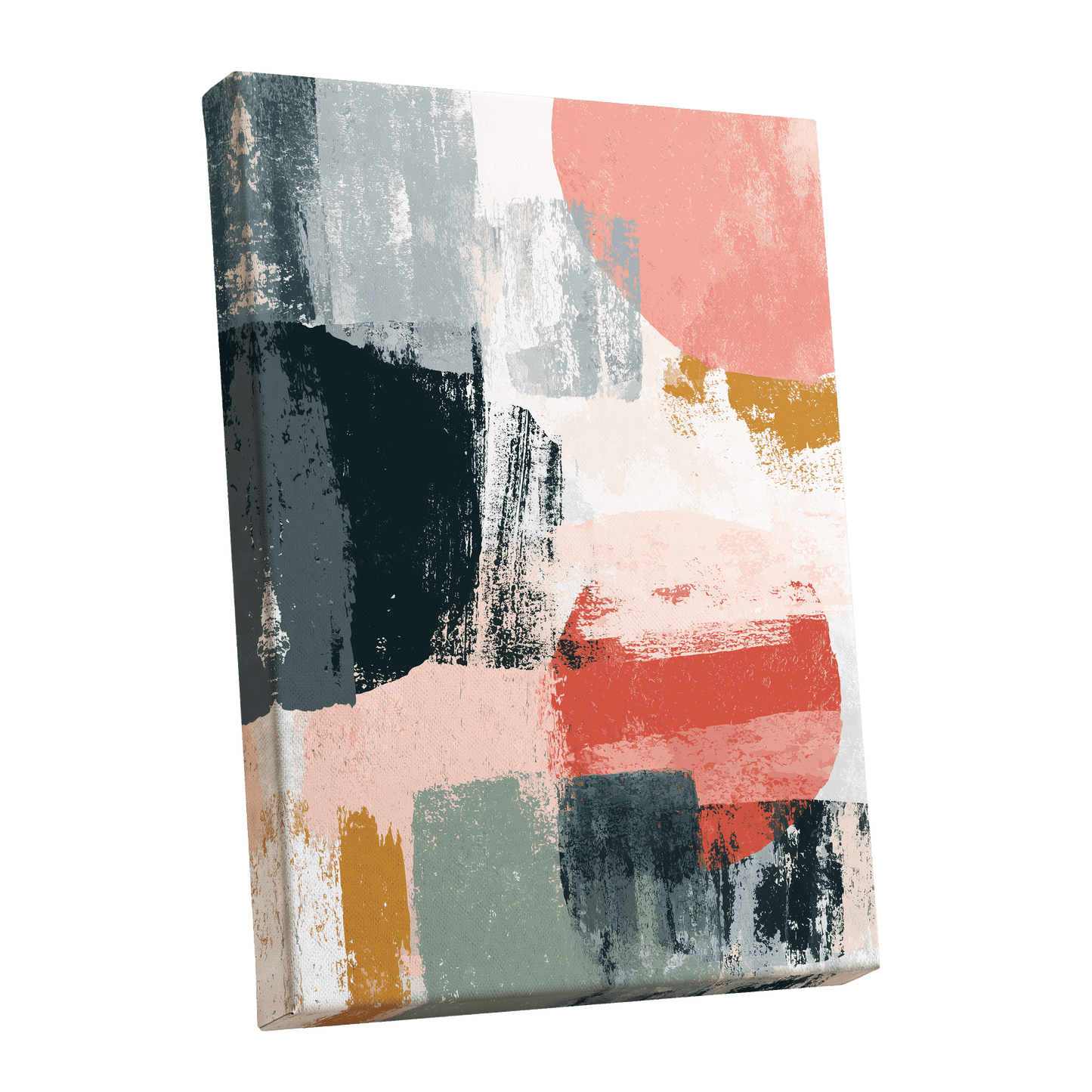Coral Intervals – stretched canvas option