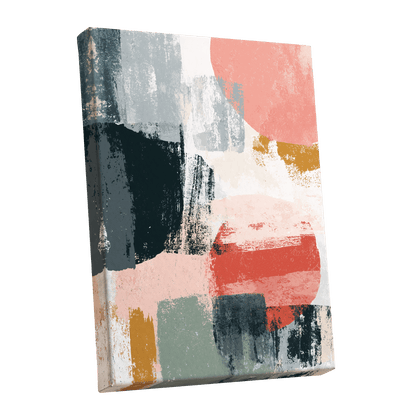 Coral Intervals – stretched canvas option