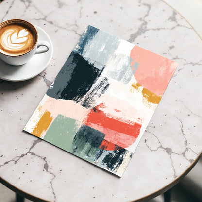Coral Intervals – wall art displayed in a styled interior, gallery view 3