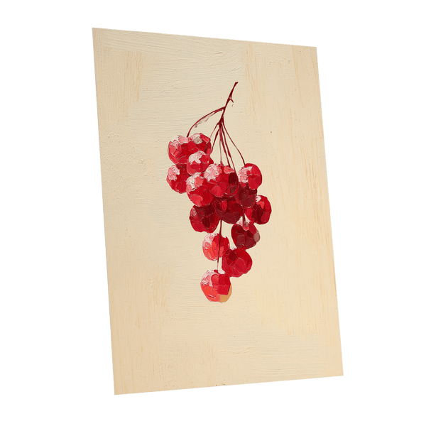 Crimson Cherry Cascade – unframed poster option