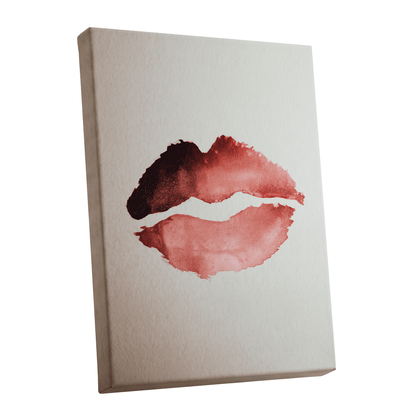 Crimson Divide – stretched canvas option