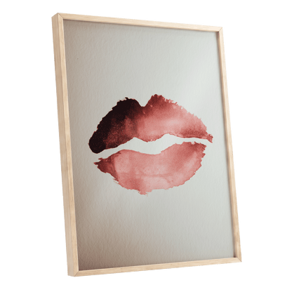Crimson Divide – oak framed poster option