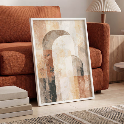 Desert Archway Abstract – wall art displayed in a styled interior, gallery view 6