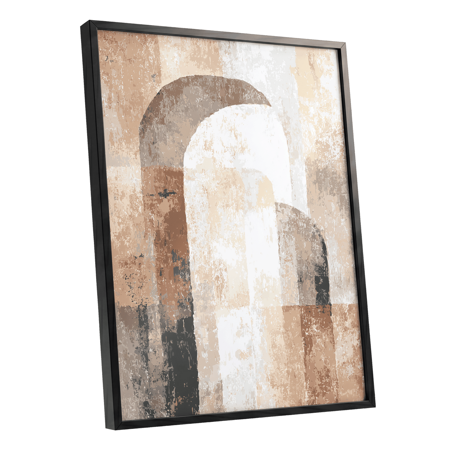 Desert Archway Abstract – black framed poster option