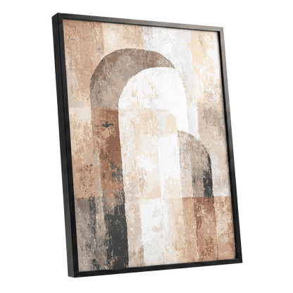 Desert Archway Abstract – black framed poster option