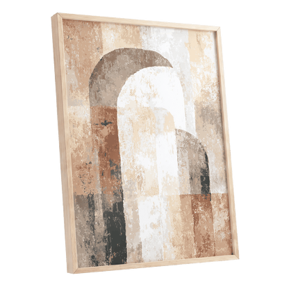 Desert Archway Abstract – oak framed poster option