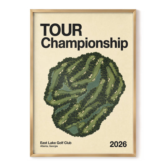 East Lake Greens 2026, green, beige, black nature wall art, front artwork view