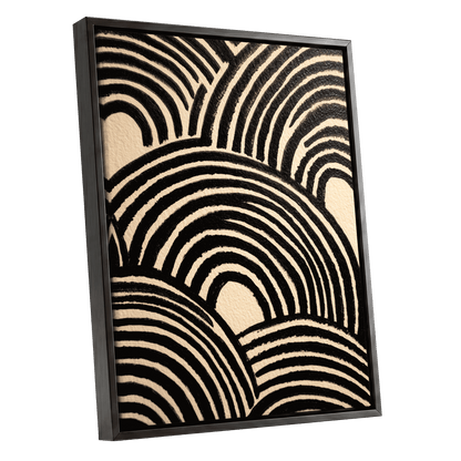 Echoed Arches – black framed canvas option