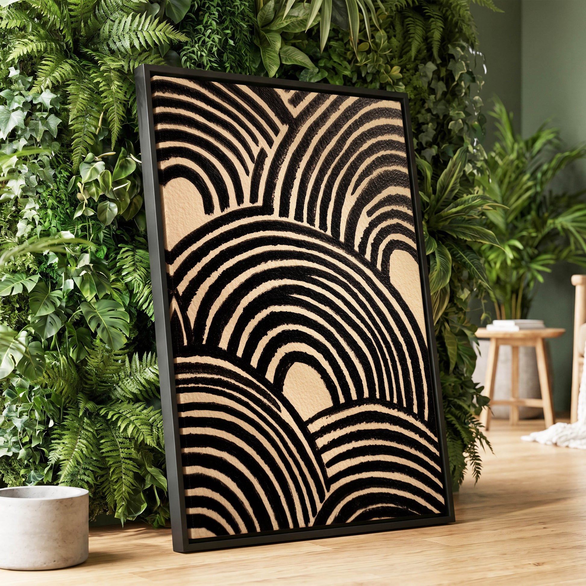 Echoed Arches – wall art displayed in a styled interior, gallery view 1