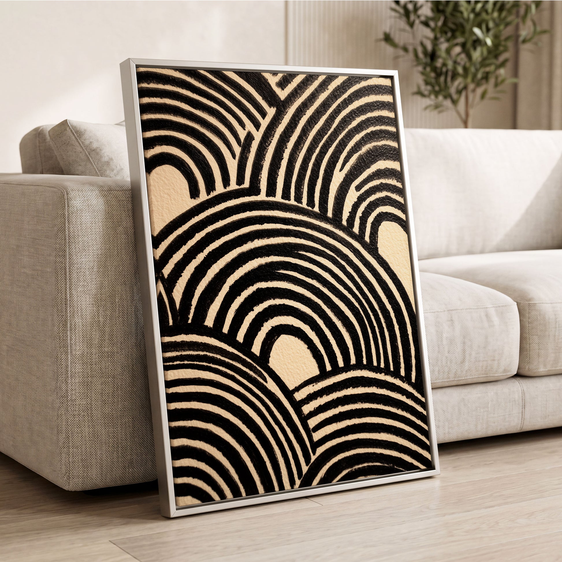 Echoed Arches – wall art displayed in a styled interior, gallery view 2