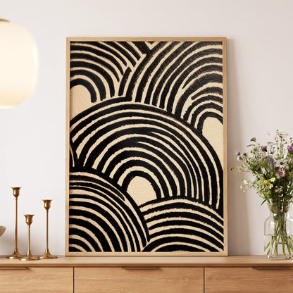 Echoed Arches – wall art displayed in a styled interior, gallery view 5