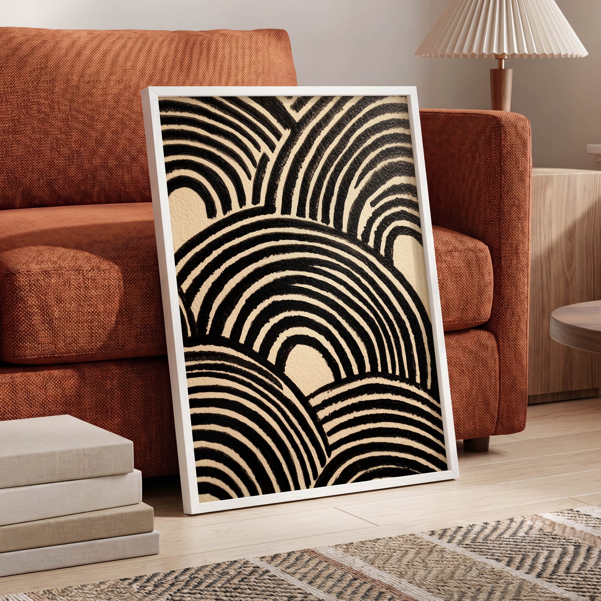 Echoed Arches – wall art displayed in a styled interior, gallery view 6