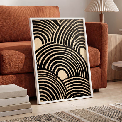 Echoed Arches – wall art displayed in a styled interior, gallery view 6