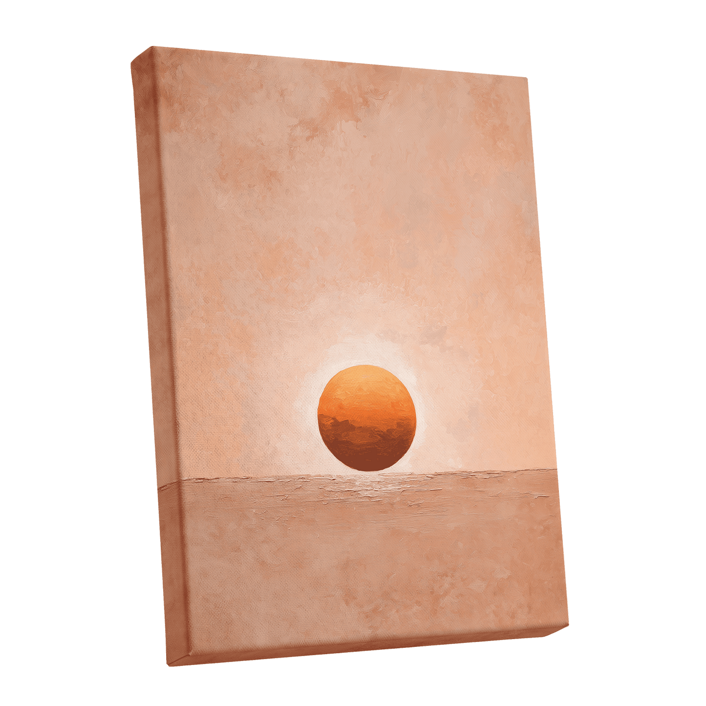 Ember at Still Horizon – stretched canvas option