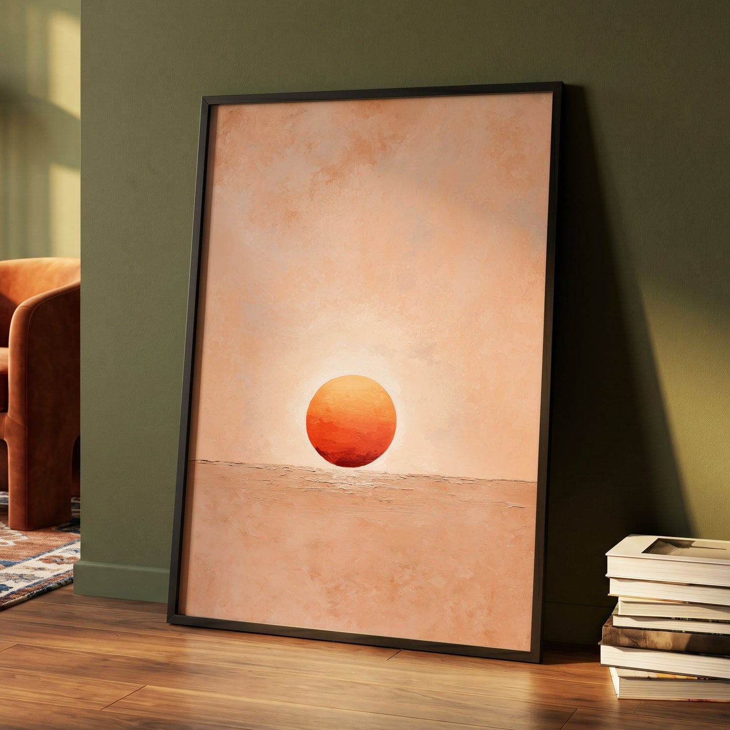 Ember at Still Horizon – wall art displayed in a styled interior, gallery view 4