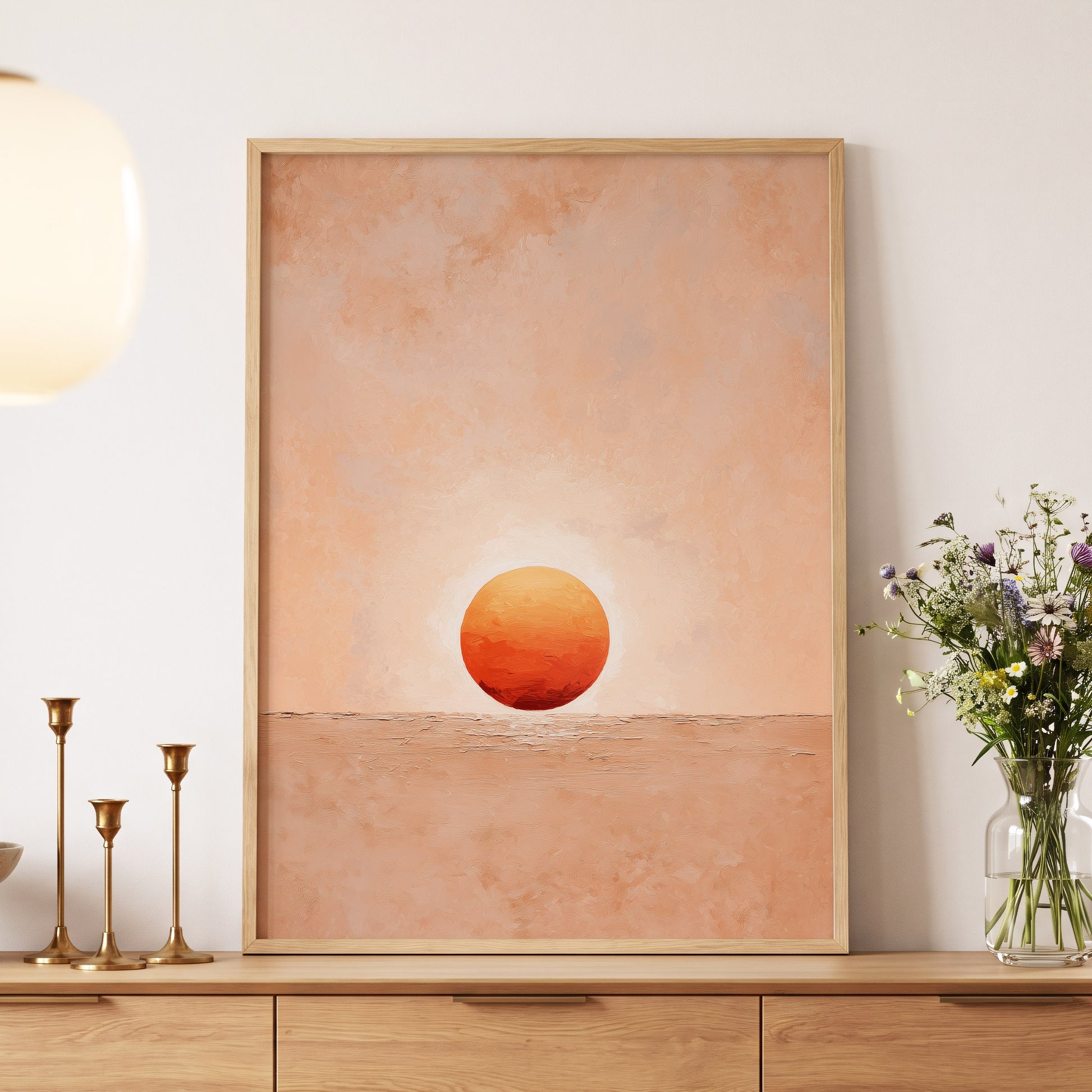 Ember at Still Horizon – wall art displayed in a styled interior, gallery view 5