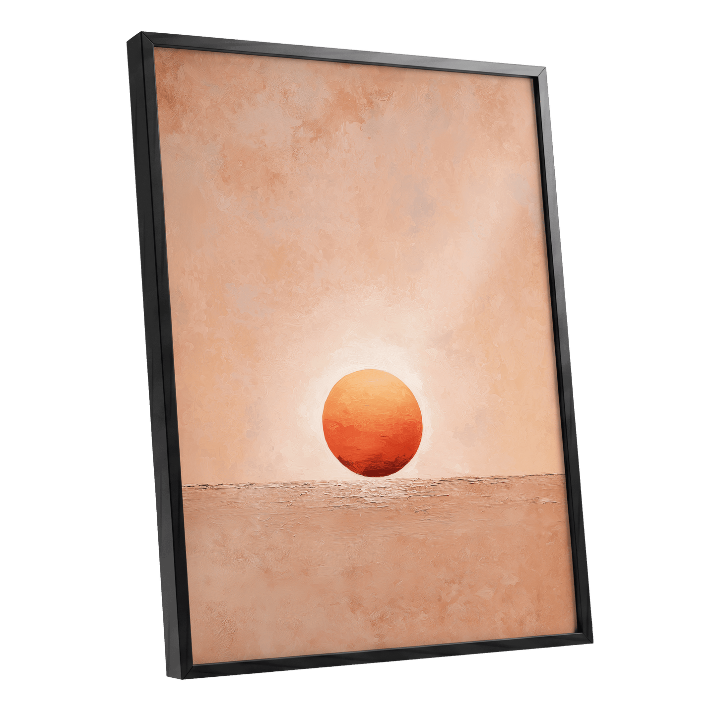Ember at Still Horizon – black framed poster option