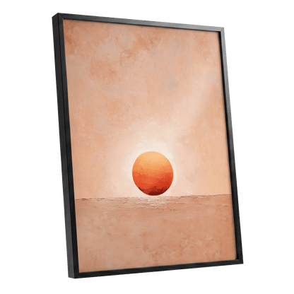 Ember at Still Horizon – black framed poster option