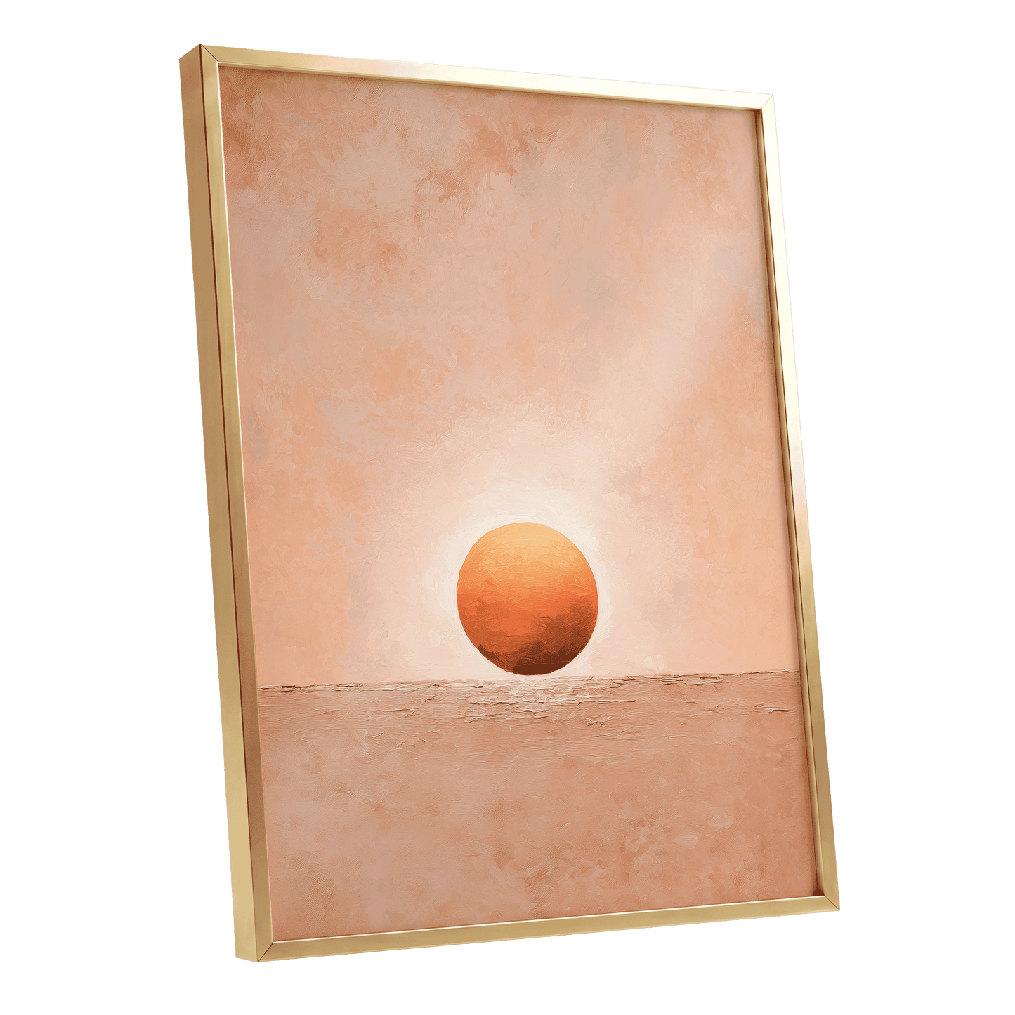 Ember at Still Horizon – gold framed poster option