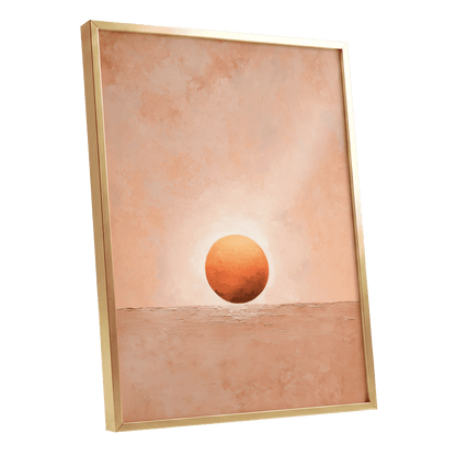 Ember at Still Horizon – gold framed poster option