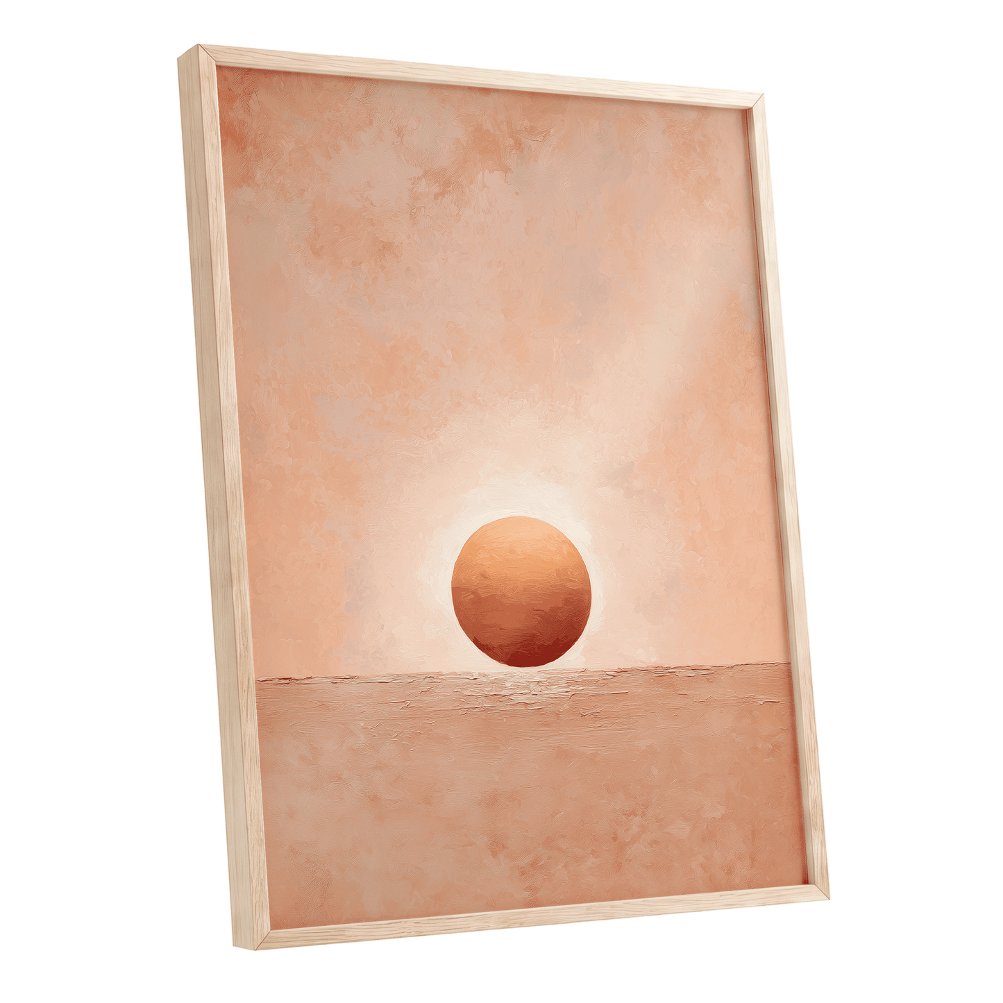 Ember at Still Horizon – oak framed poster option