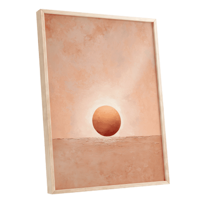 Ember at Still Horizon – oak framed poster option