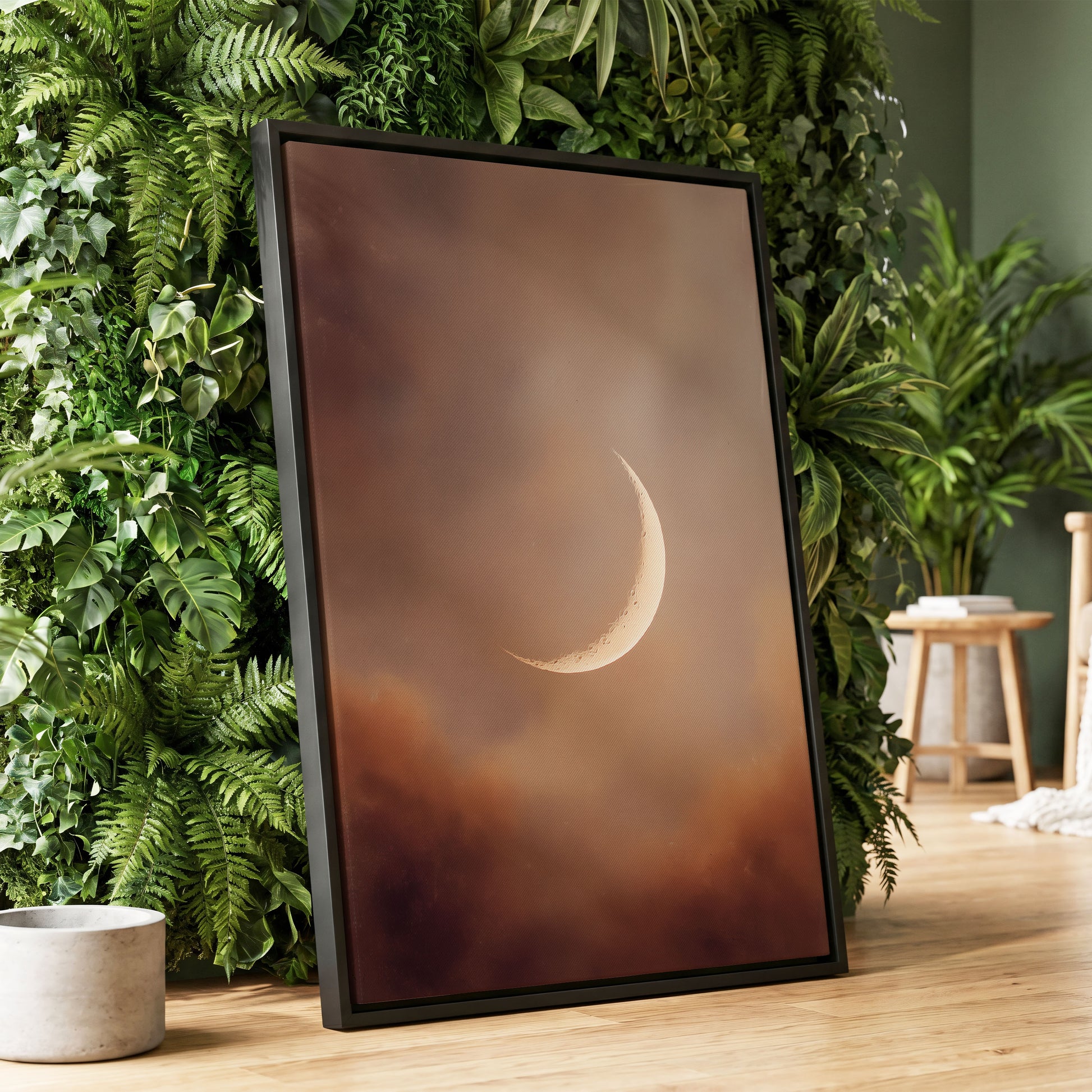 Ember Crescent – wall art displayed in a styled interior, gallery view 1