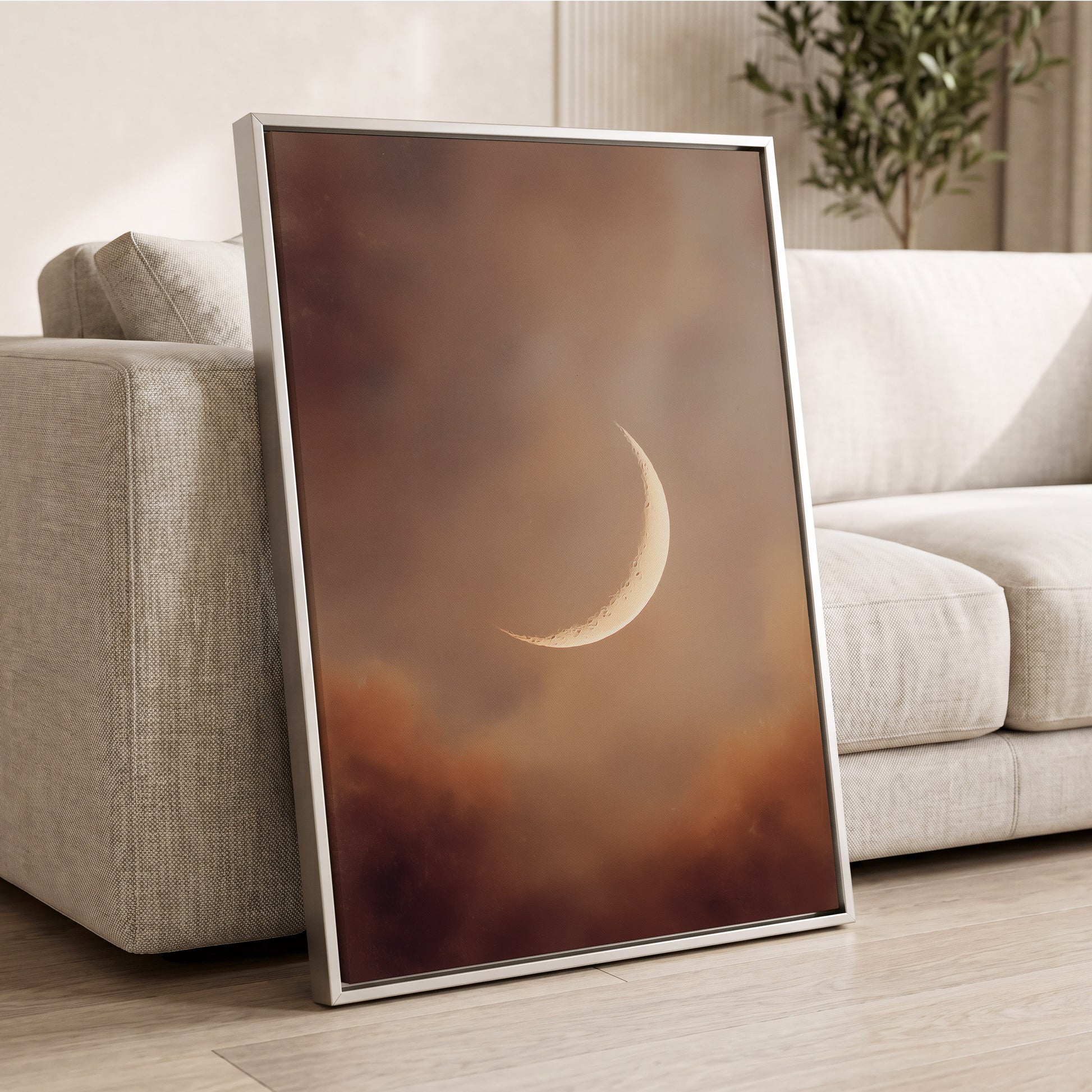 Ember Crescent – wall art displayed in a styled interior, gallery view 2