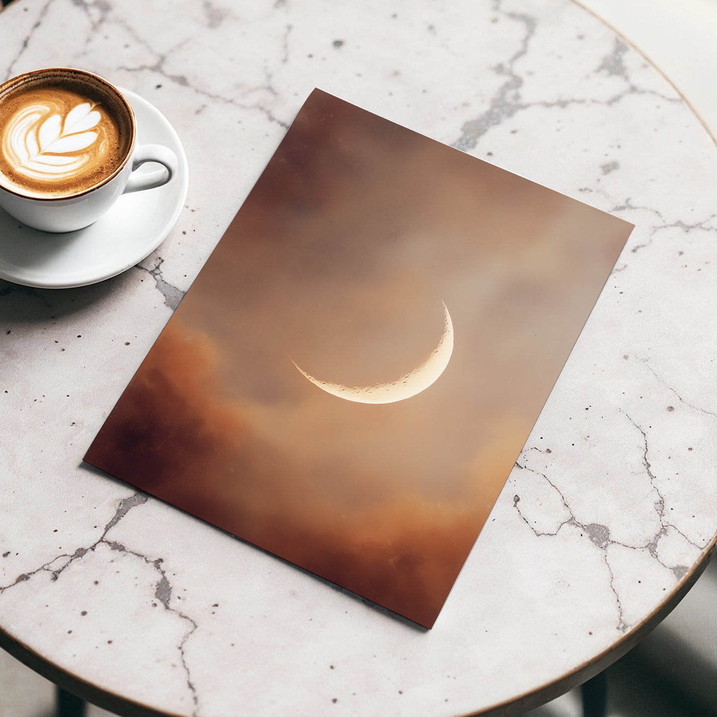 Ember Crescent – wall art displayed in a styled interior, gallery view 3