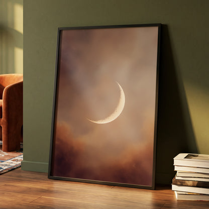 Ember Crescent – wall art displayed in a styled interior, gallery view 4
