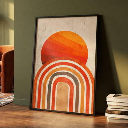 Ember Horizon Arches – wall art displayed in a styled interior, gallery view 4