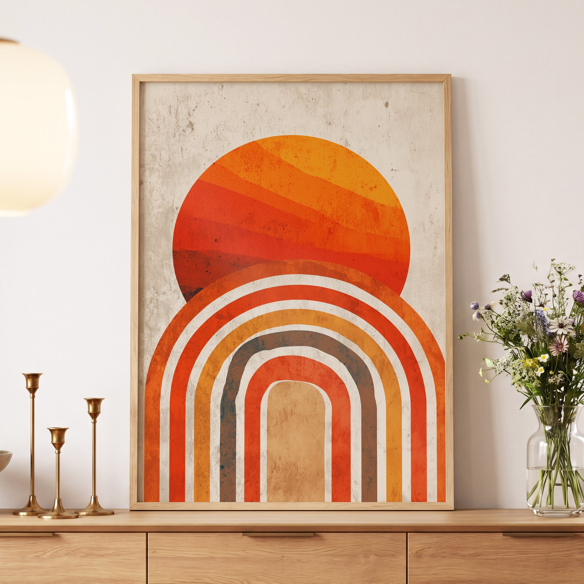 Ember Horizon Arches – wall art displayed in a styled interior, gallery view 5