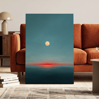 Ember Tide – canvas wall art in a styled interior, gallery view 1