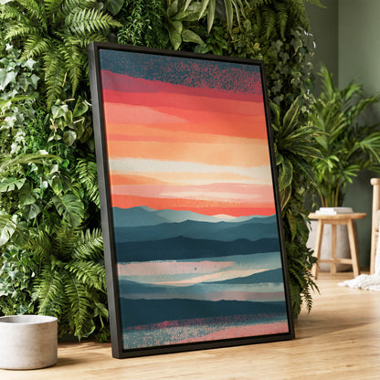 Ember Tide – wall art displayed in a styled interior, gallery view 1