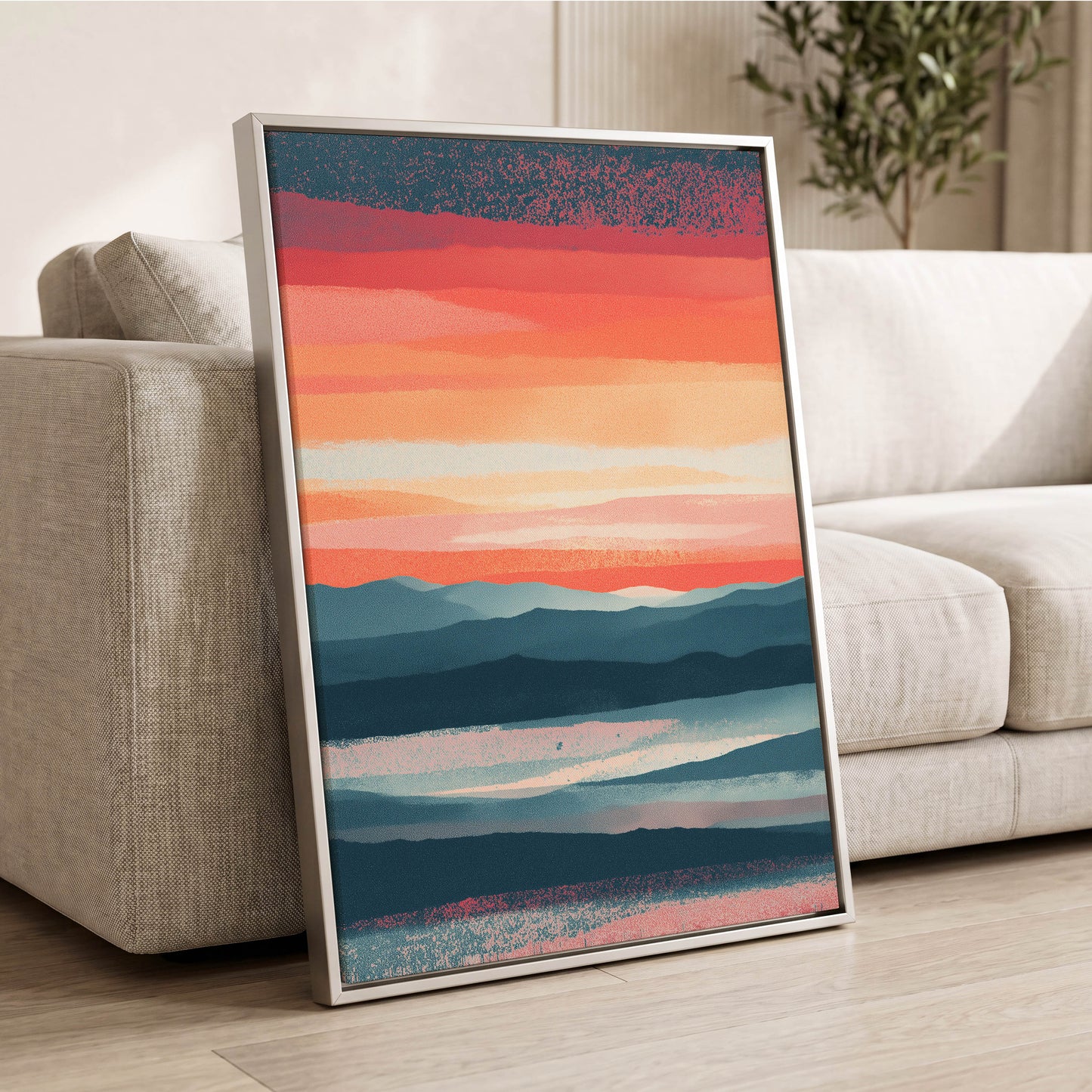 Ember Tide – wall art displayed in a styled interior, gallery view 2
