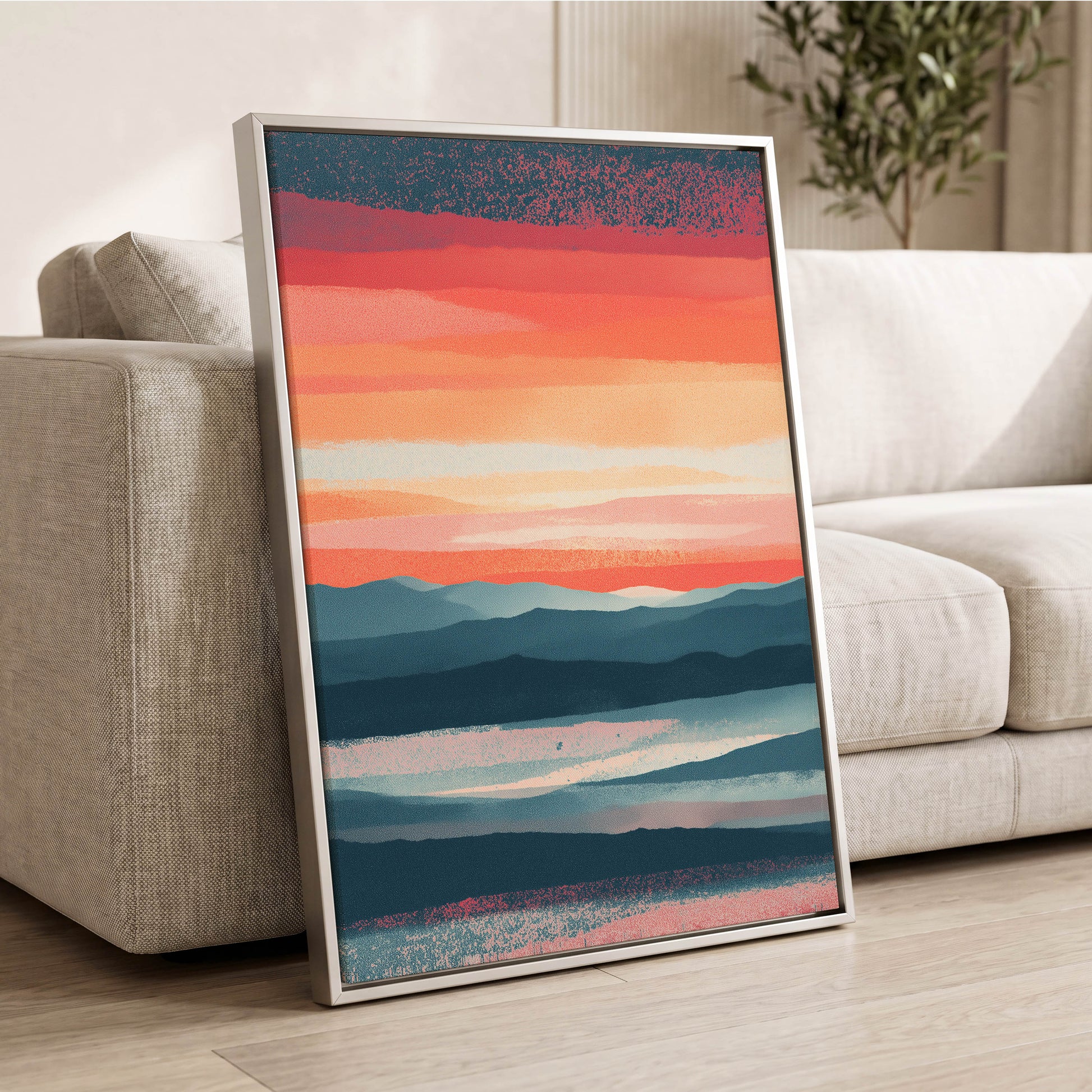 Ember Tide – wall art displayed in a styled interior, gallery view 2