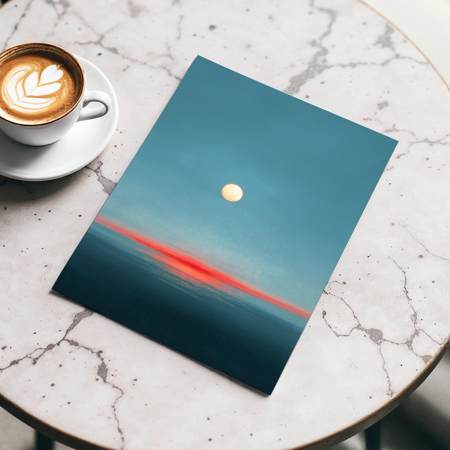 Ember Tide – wall art displayed in a styled interior, gallery view 3