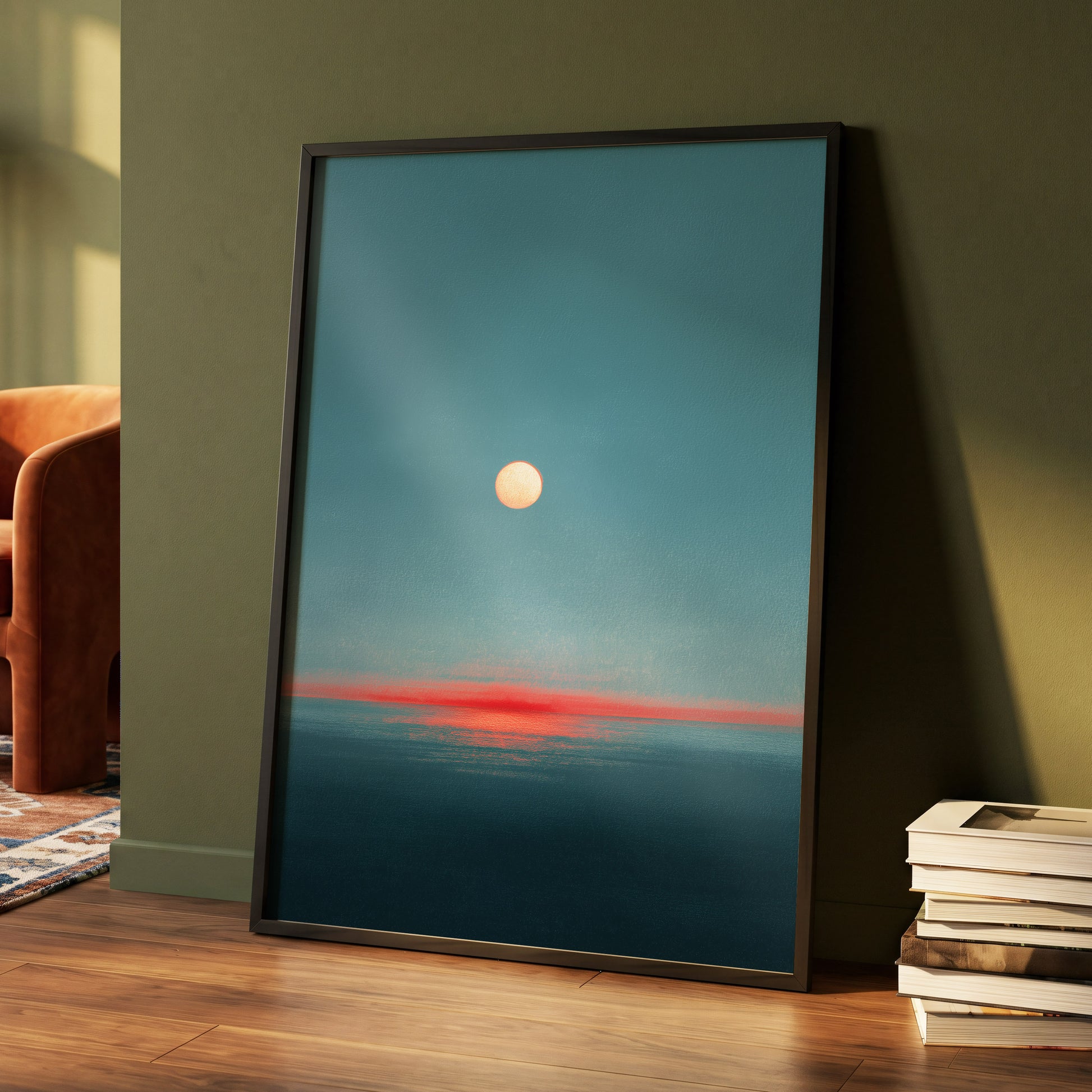 Ember Tide – wall art displayed in a styled interior, gallery view 4