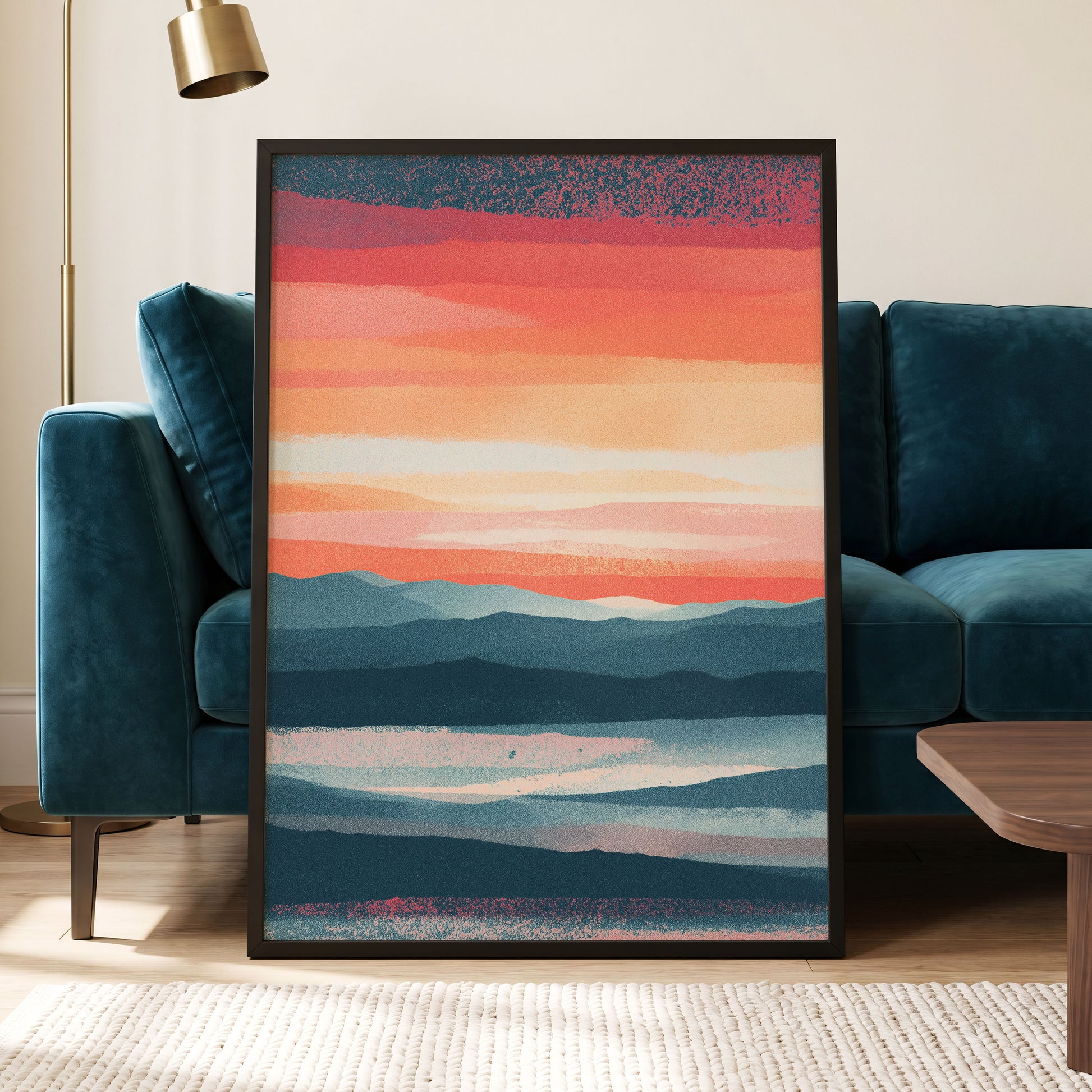 Ember Tide – wall art displayed in a styled interior, gallery view 5